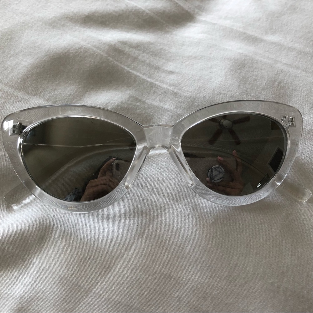 Clear Cat Eye Sunglasses